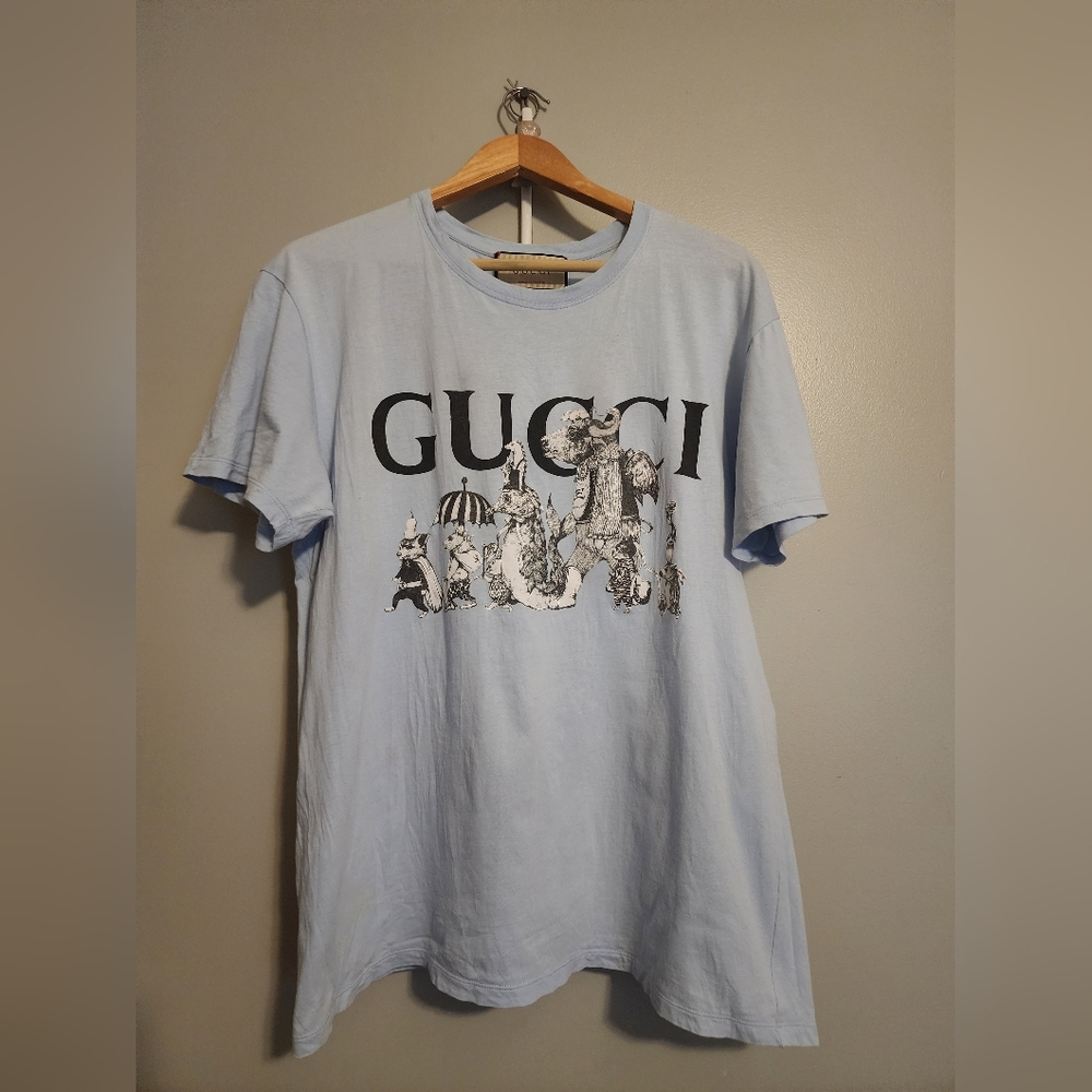 Gucci Yuko Higuchi Tshirt Sky Blue Size M